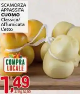 Crai Scamorza appassita cuomo classica/ affumicata l'etto offerta