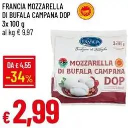 Galassia Francia mozzarella di bufala campana dop offerta