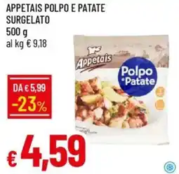 Galassia Appetais polpo e patate surgelato offerta