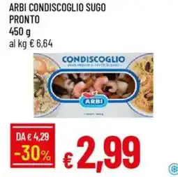 Galassia Arbi condiscoglio sugo pronto offerta