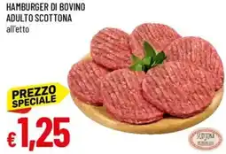 Galassia Hamburger di bovino adulto scottona offerta