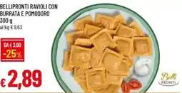 Galassia Bellipronti ravioli con burrata e pomodoro offerta