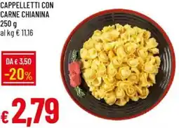 Galassia Cappelletti con carne chianina offerta