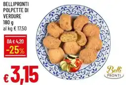 Galassia Bellipronti polpette di verdure offerta