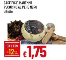Galassia Caseificio maremma pecorino al pepe nero offerta