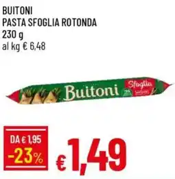 Galassia Buitoni pasta sfoglia rotonda offerta