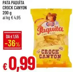 Galassia Pata paquita crock canyon offerta
