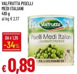 Galassia Valfrutta piselli medi italiani offerta