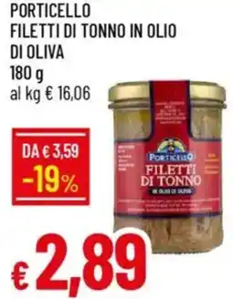 Galassia Porticello filetti di tonno in olio di oliva offerta