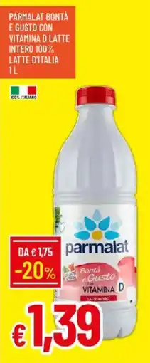 Galassia Parmalat bontà e gusto con vitamina d latte intero 100% latte d'italia offerta