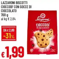 Galassia Lazzaroni biscotti cioccodi' con gocce di cioccolato offerta