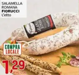 Crai Salamella romana FIORUCCI l'etto offerta