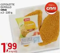 Crai Cotolette di pollo CRAI offerta
