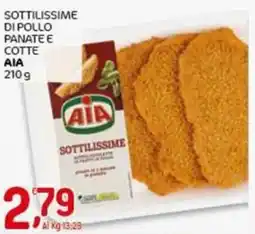 Crai Sottilissime di pollo panate e cotte AIA offerta