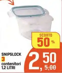 Famila Superstore SNIPSLOCK 3 contenitori offerta