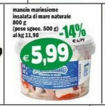 Il Castoro Supermercati Insalata di mare offerta