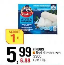 Famila Superstore FINDUS 4 fiori di merluzzo offerta