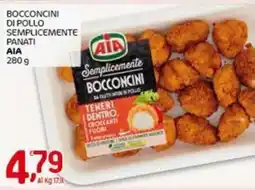 Crai Bocconcini di pollo semplicemente panati AIA offerta