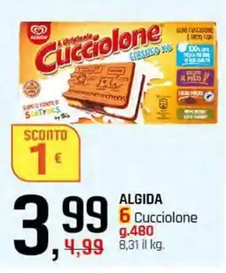Famila Superstore ALGIDA 6 Cucciolone offerta