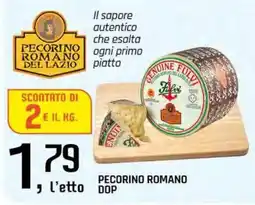 Famila Superstore Pecorino romano dop offerta