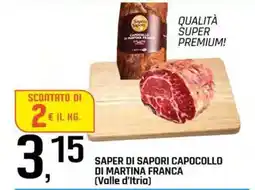 Famila Superstore Saper di sapori capocollo di martina franca offerta