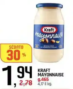 Famila Superstore Kraft mayonnaise offerta