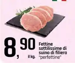 Famila Superstore Fettine sottilissime di suino di filiera "perfettine" offerta