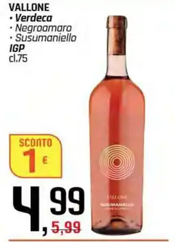 Famila Superstore VALLONE Verdeca Negroamaro Susumaniello IGP offerta