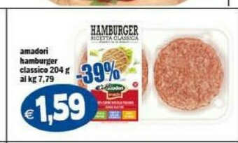 Il Castoro Supermercati Hamburger offerta