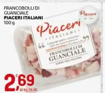 Crai Francobolli di guanciale PIACERI ITALIANI offerta