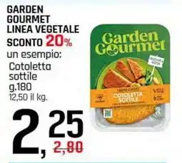Famila Superstore Garden gourmet linea vegetale offerta