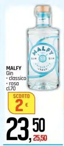 Famila Superstore MALFY Gin classico rosa offerta