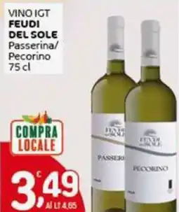 Crai Vino igt FEUDI DEL SOLE Passerina/ Pecorino offerta