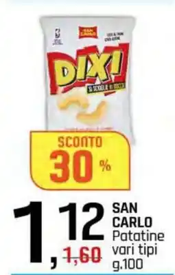 Famila Superstore SAN CARLO Patatine vari tipi offerta