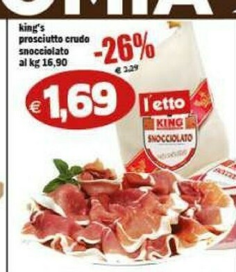 Il Castoro Supermercati Prosciutto crudo offerta