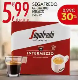 Crai Segafredo caffe macinato intermezzo offerta