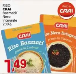 Crai Riso CRAI Basmati/ Nero Integrale offerta