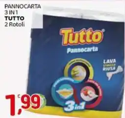 Crai Pannocarta 3in1 TUTTO 2 rotoli offerta