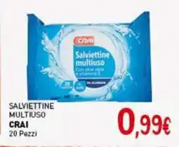 Crai Salviettine multiuso CRAI 20 pezzi offerta