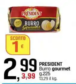 Famila Superstore PRESIDENT Burro gourmet offerta