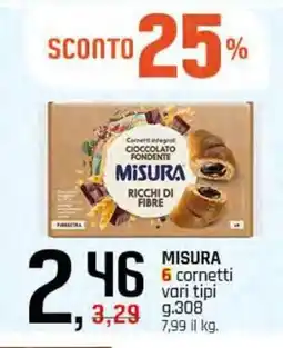Famila Superstore MISURA 6 cornetti vari tipi offerta