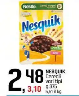 Famila Superstore NESQUIK Cereali vari tipi offerta