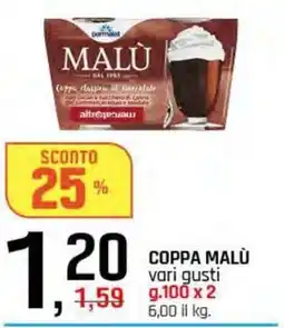 Famila Superstore COPPA MALÙ vari gusti offerta
