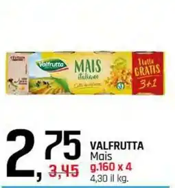 Famila Superstore VALFRUTTA Mais offerta