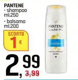 Famila Superstore PANTENE shampoo balsamo offerta