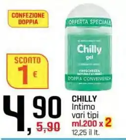 Famila Superstore CHILLY Intimo vari tipi offerta