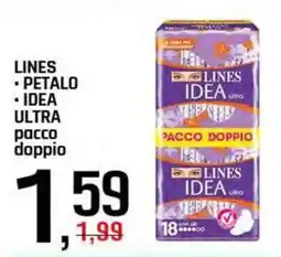 Famila Superstore LINES PETALO IDEA ULTRA pacco doppio offerta