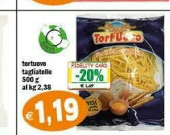 Il Castoro Supermercati Pasta all'uovo offerta