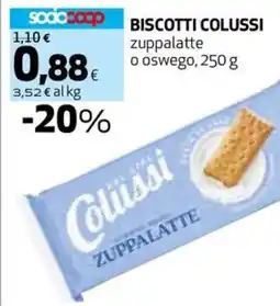 Coop Biscotti COLUSSI zuppalatte offerta