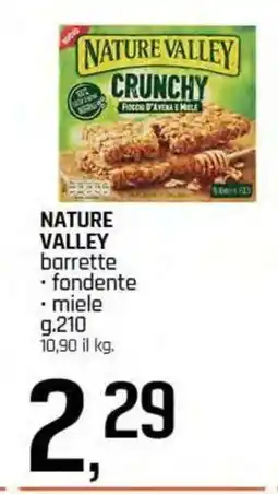 Famila Superstore NATURE VALLEY barrette fondente miele offerta